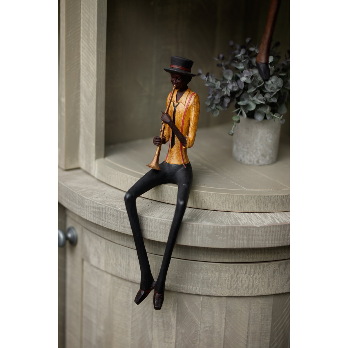 Sitting Jazz Band Trumpeter – alternate view 3