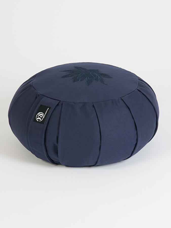Yoga Studio GOTS Organic Cotton Round Lotus Zafu Buckwheat Cushion