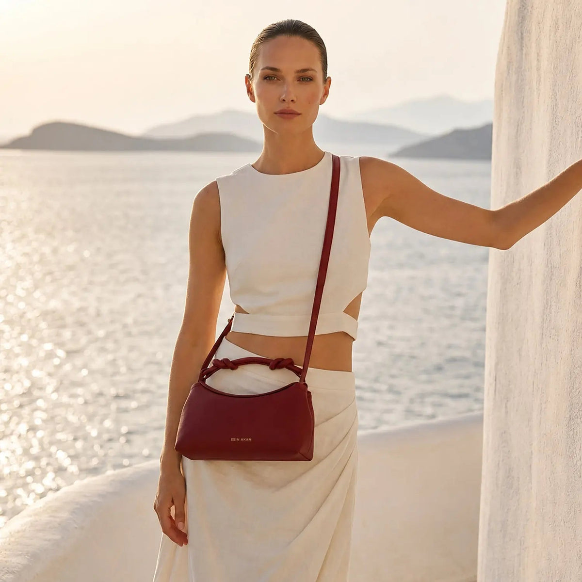 Midi Sloane Multiway Crossbody, Cherry