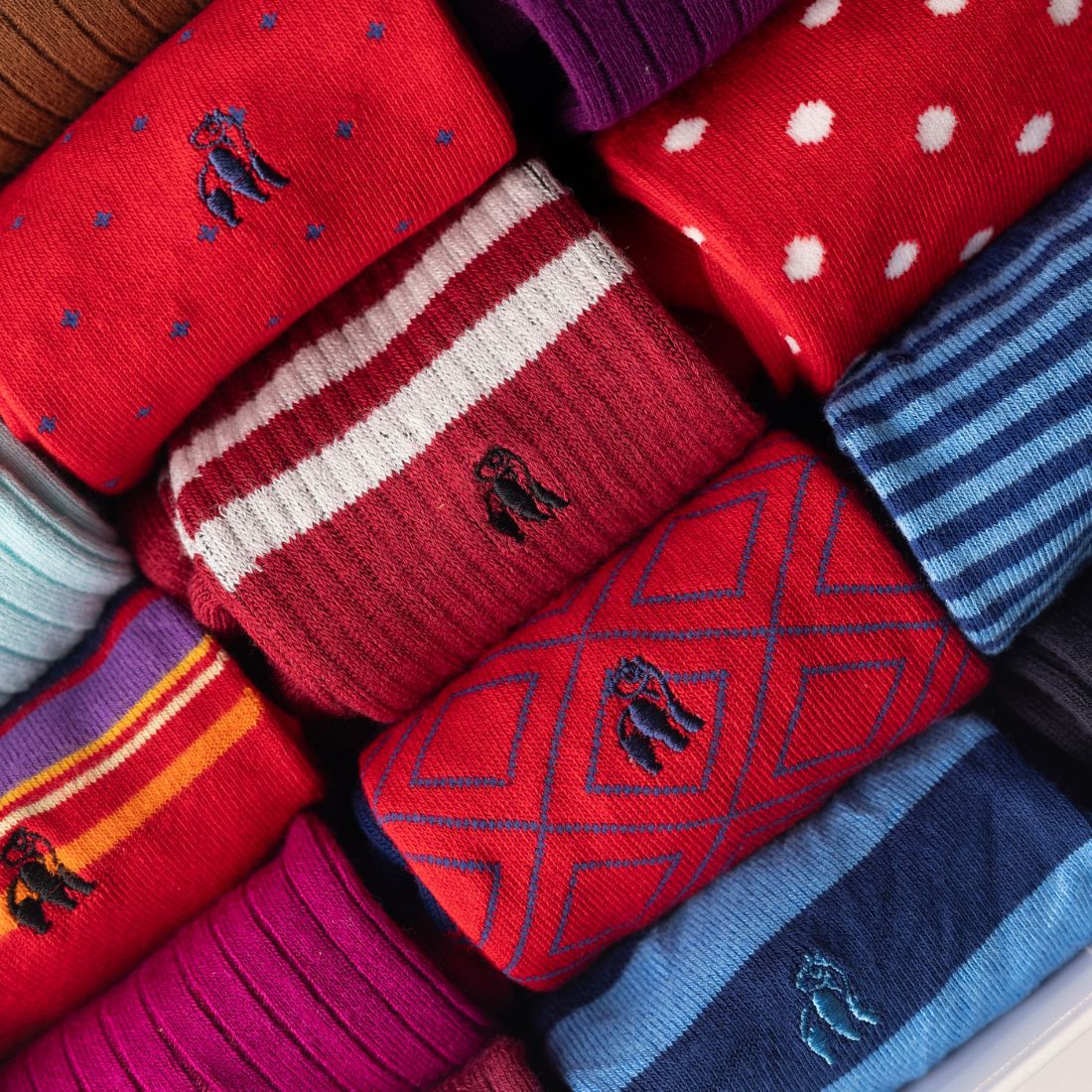 Build Your Own Bamboo-Blend Sock Gift Box, 15 Pairs
