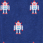 Robot Matching Bamboo-Blend Sock Set, Adult & Child