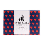 Love Heart Bamboo-Blend Sock Gift Box, 3 Pairs