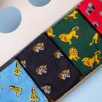 Zoo Bamboo-Blend Sock Gift Box, 4 Pairs