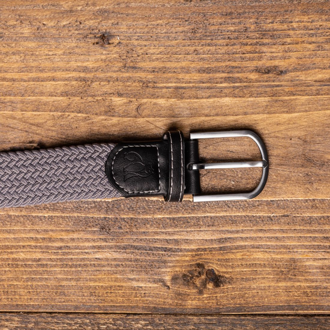 Grey Recycled Woven Belt