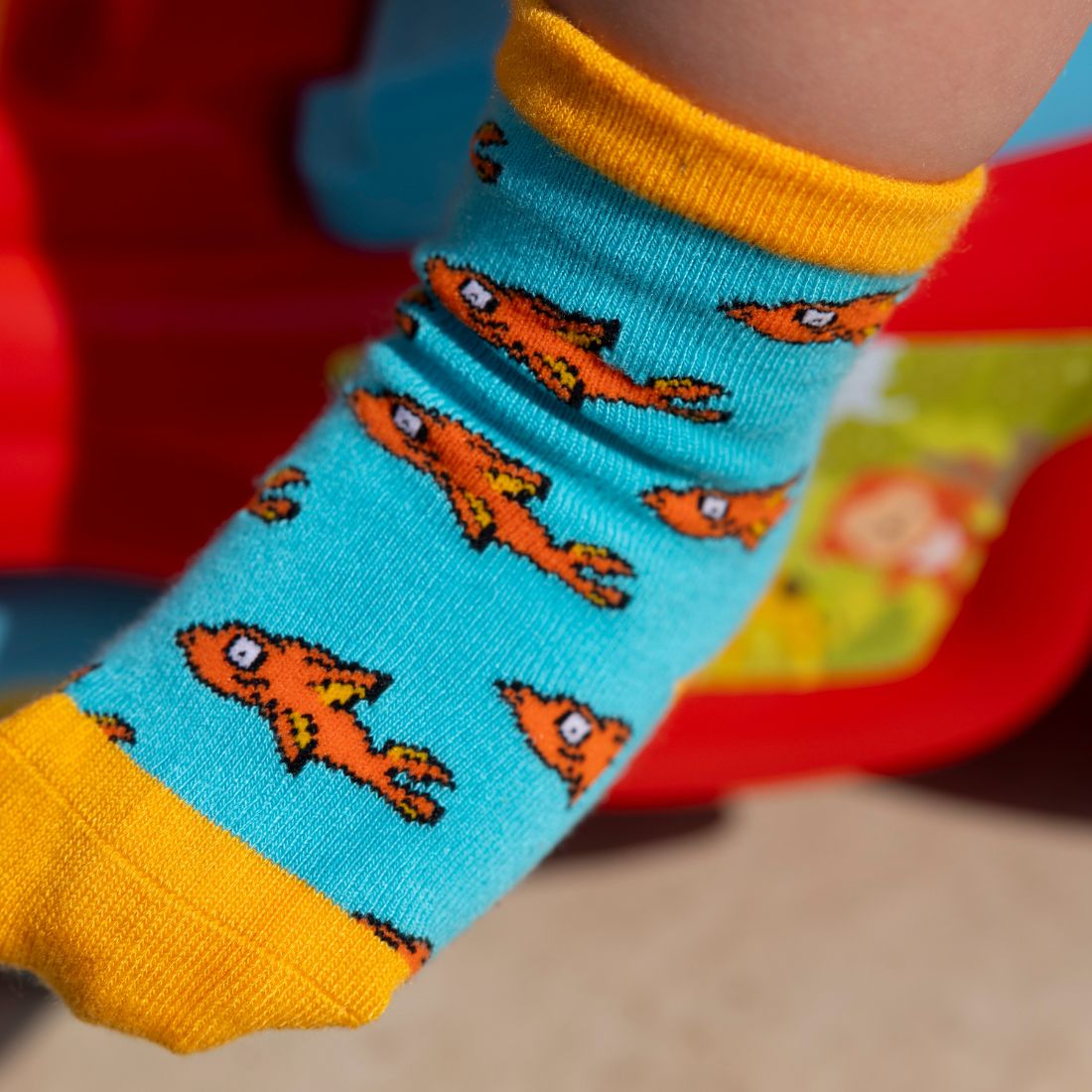 Children's Guppy Fish Bamboo-Blend Socks