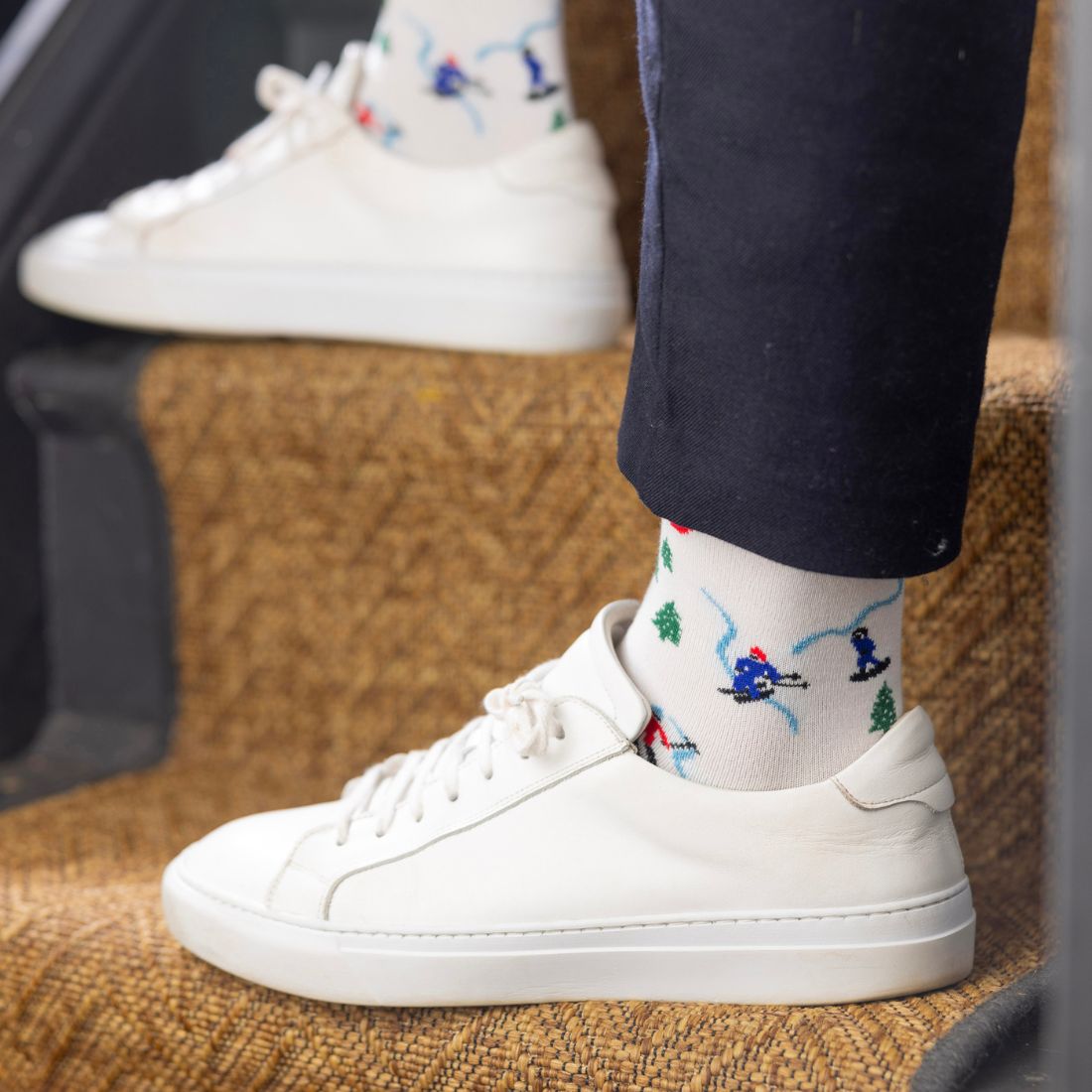 Ski Slope Bamboo-Blend Socks