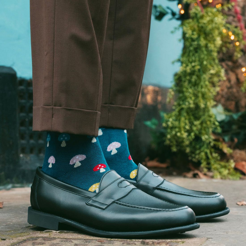 Mushroom Bamboo-Blend Socks