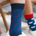 Lobster Bamboo-Blend Socks
