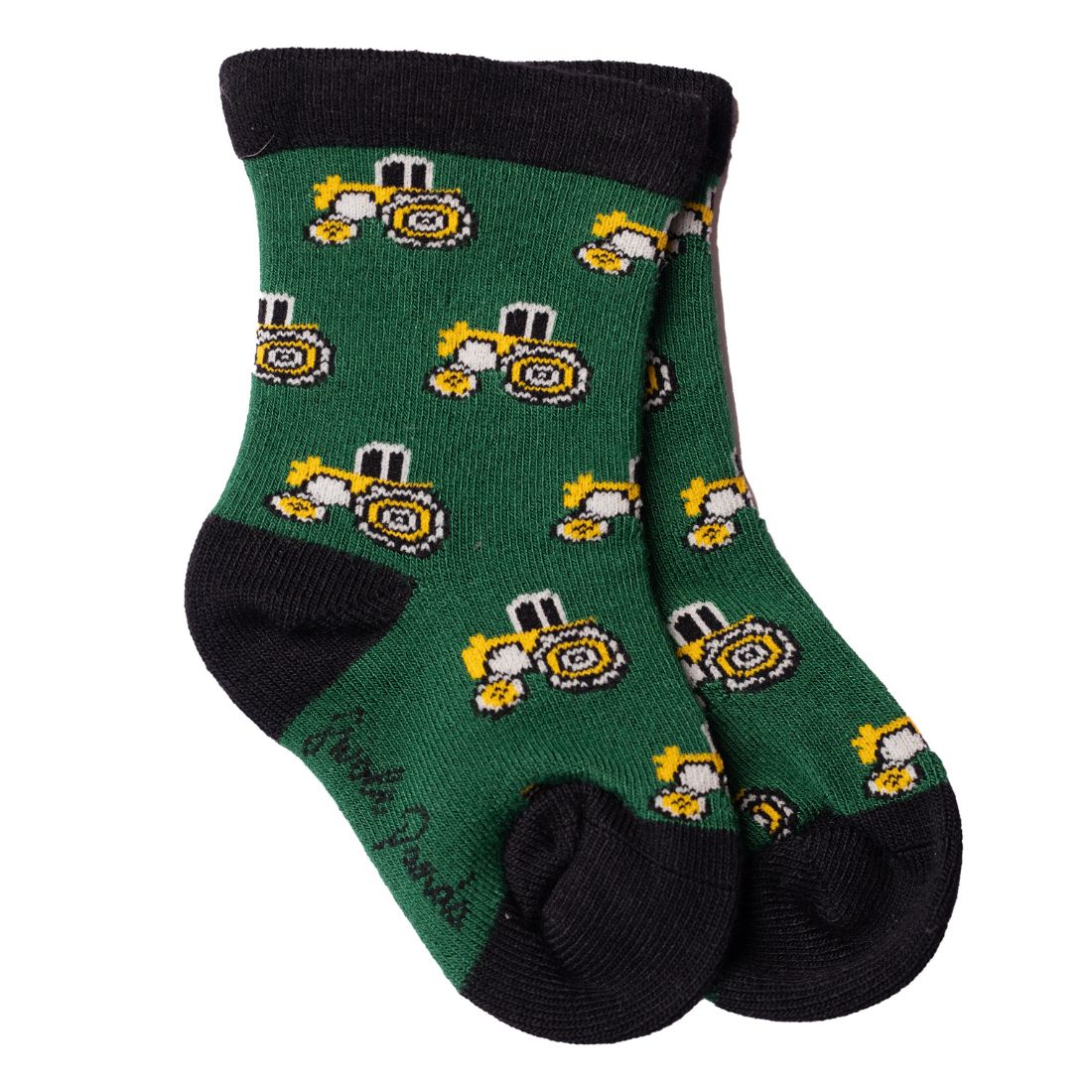 Children's Tractor Bamboo-Blend Socks