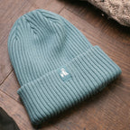 Turquoise Organic Cotton Beanie