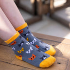 Children's Cat Bamboo-Blend Socks
