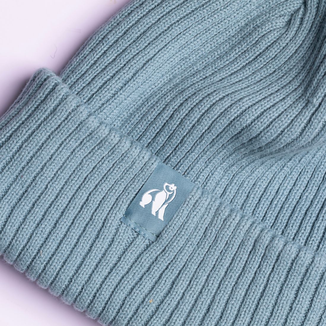 Turquoise Organic Cotton Beanie