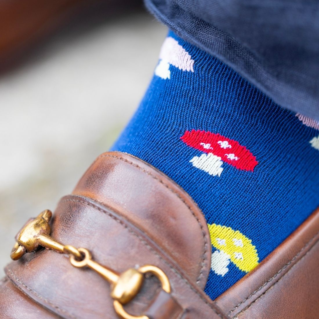 Mushroom Bamboo-Blend Socks