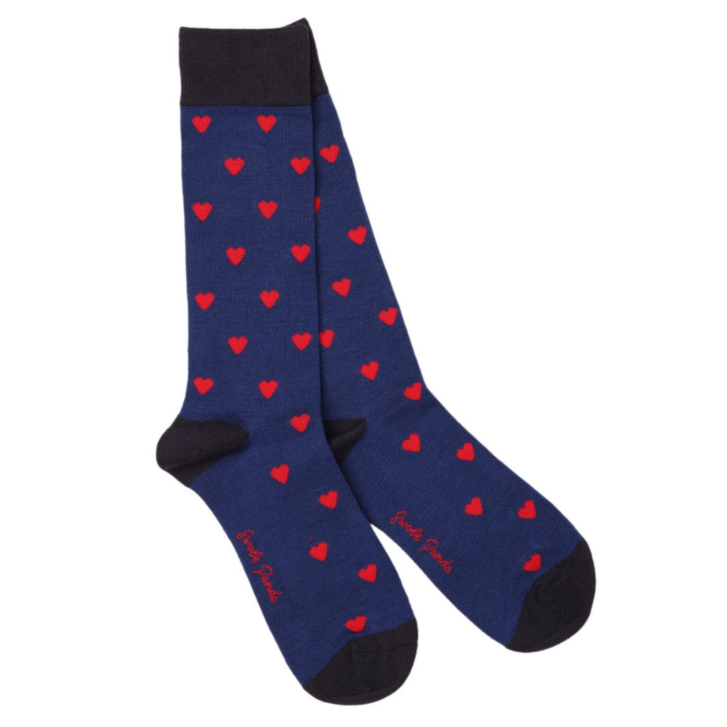 Love Heart Bamboo-Blend Sock Gift Box, 3 Pairs