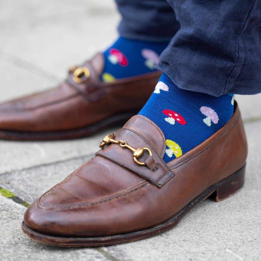 Mushroom Bamboo-Blend Socks