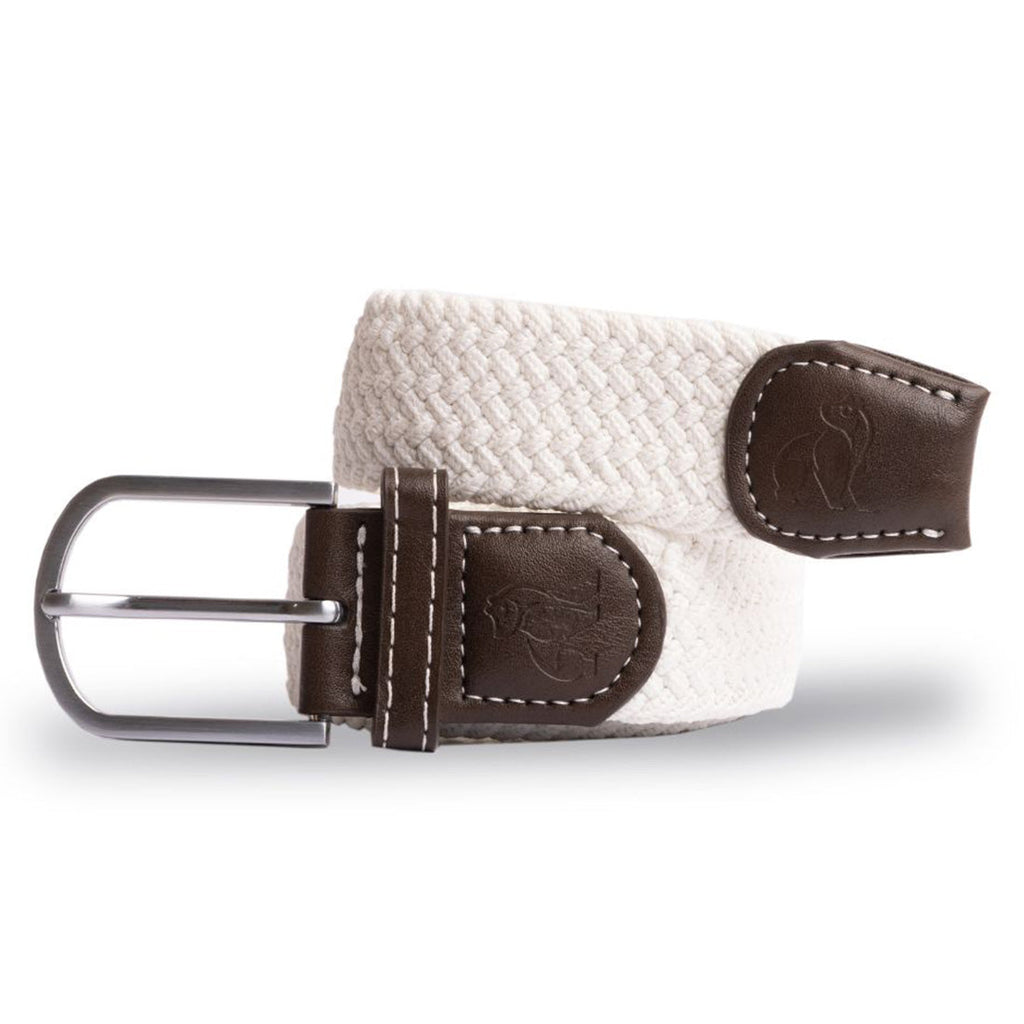 Cream Recycled Woven Belt