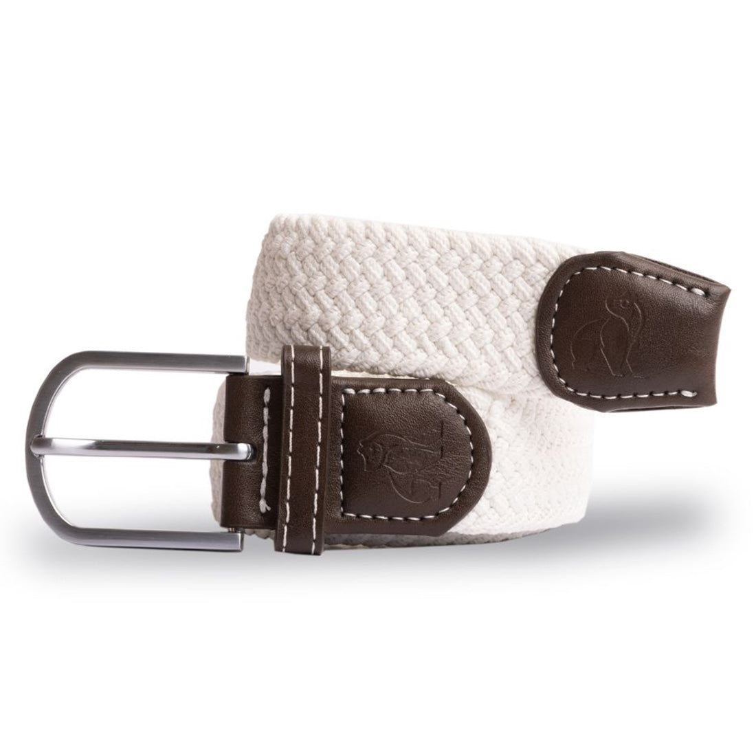 Cream Recycled Woven Belt