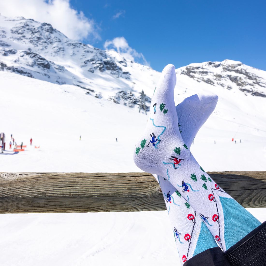 Ski Slope Bamboo-Blend Socks