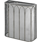 Gothic Antique Pewter Firescreen – alternate view 2