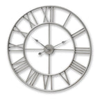 Large Silver Skeleton Wall Clock – alternate view 2