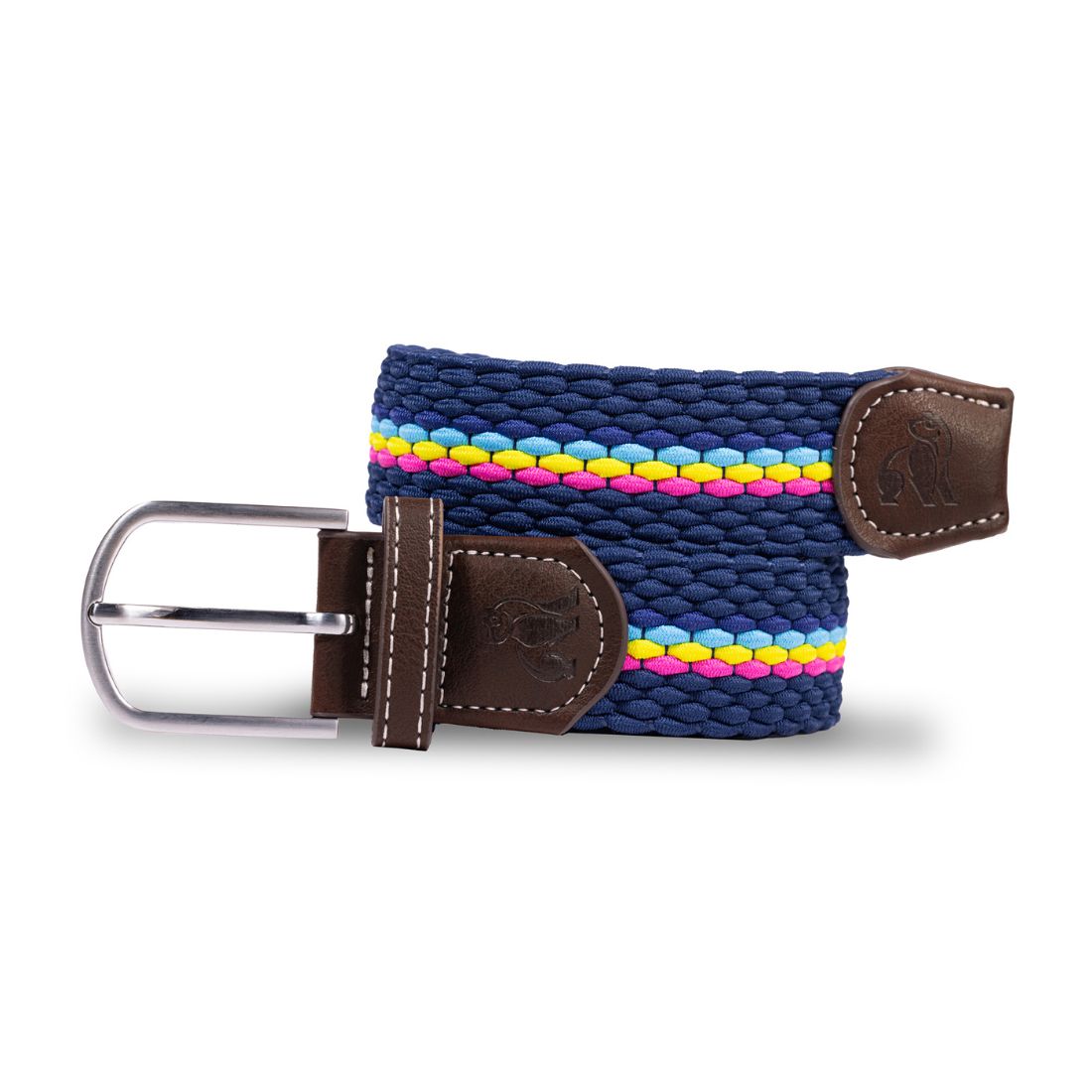 Neon Fine Stripe Recycled Woven Belt