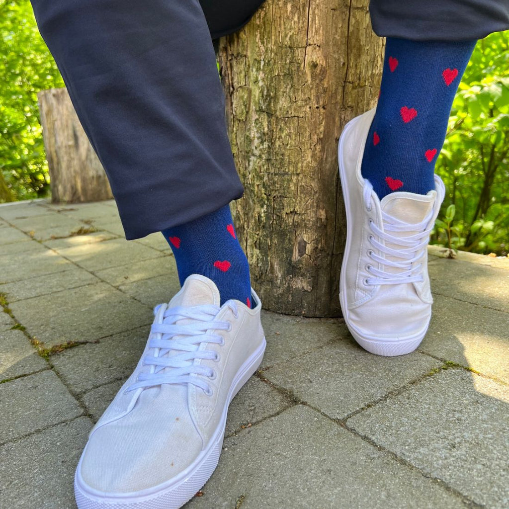 Heart Bamboo-Blend Socks
