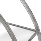 Large Circular Silver Wall Hanging Multi Shelf – alternate view 4