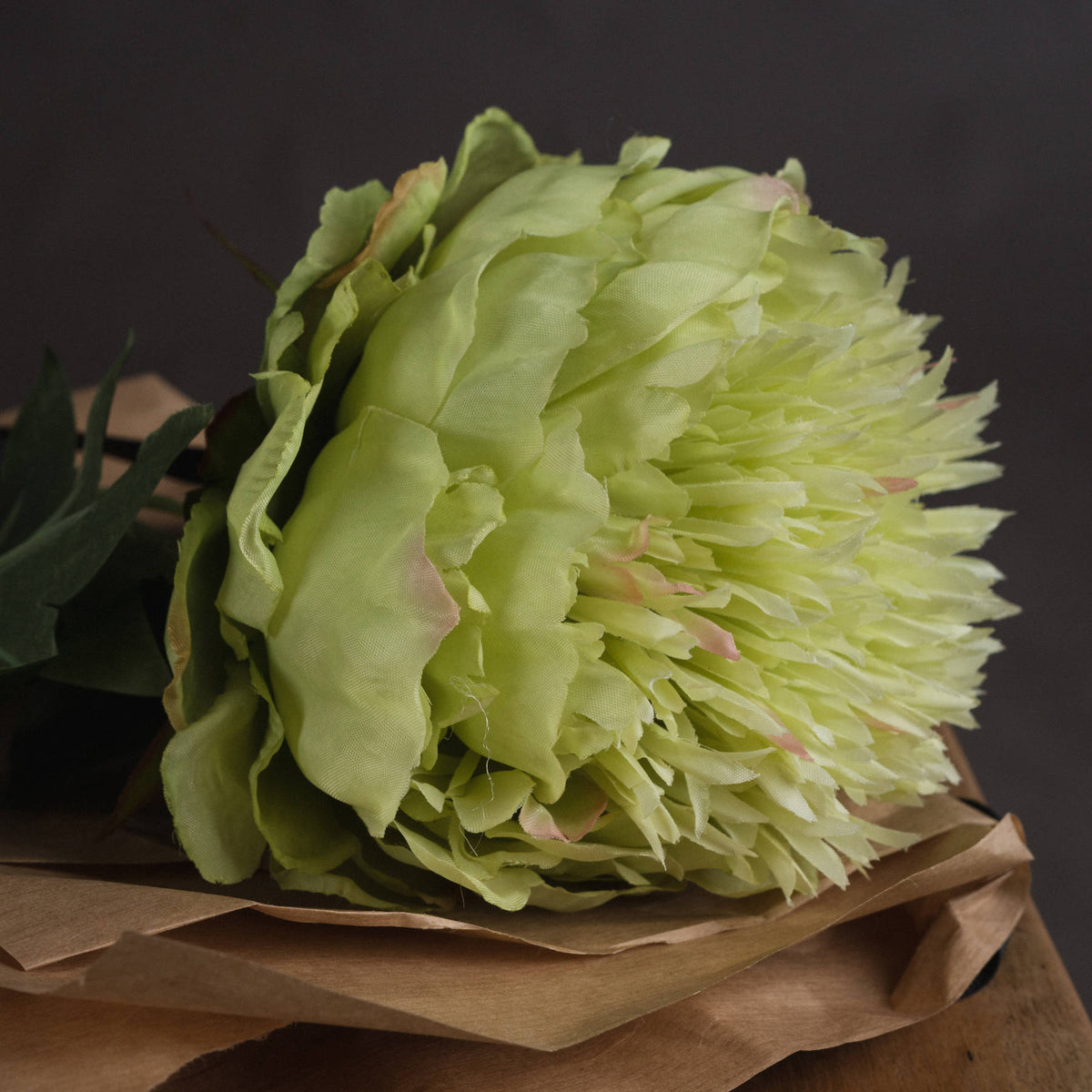 Green Peony – alternate view 3