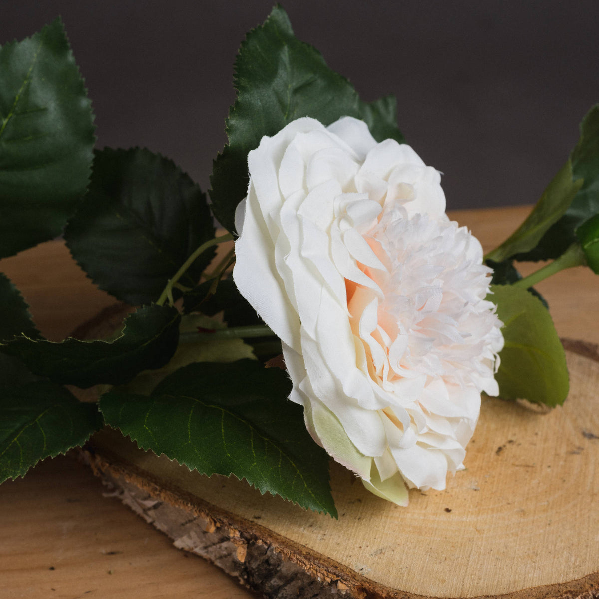 White Garden Rose Spray – alternate view 3
