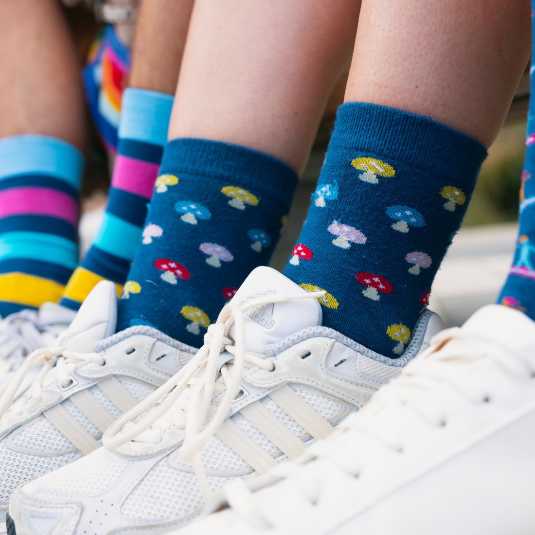 Mushroom Bamboo-Blend Socks