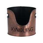 Copper Finish Logs And Kindling Buckets & Matchstick Holder – alternate view 4