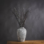 Aged Stone Tall Ceramic Vase – alternate view 5