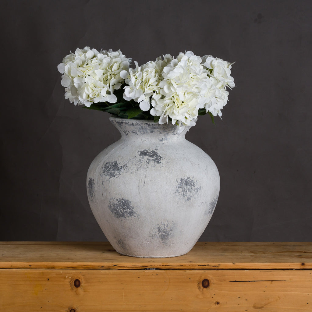 Downton Large Antique White Vase – alternate view 3