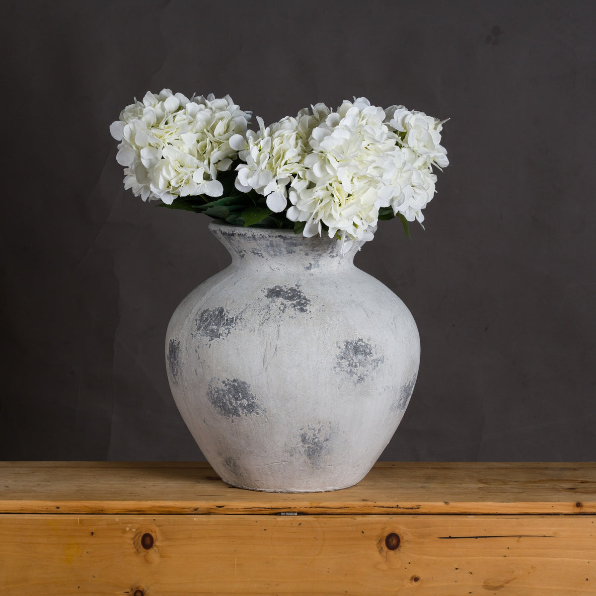 Downton Large Antique White Vase – alternate view 3