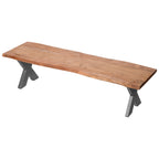 Live Edge Collection Bench – alternate view 2