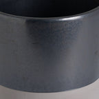 Large Metallic Grey Ceramic Planter – alternate view 2
