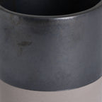Metallic Grey Ceramic Planter – alternate view 2