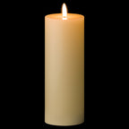 Luxe Collection Natural Glow 3 x 8 LED Cream Wax Candle – alternate view 2