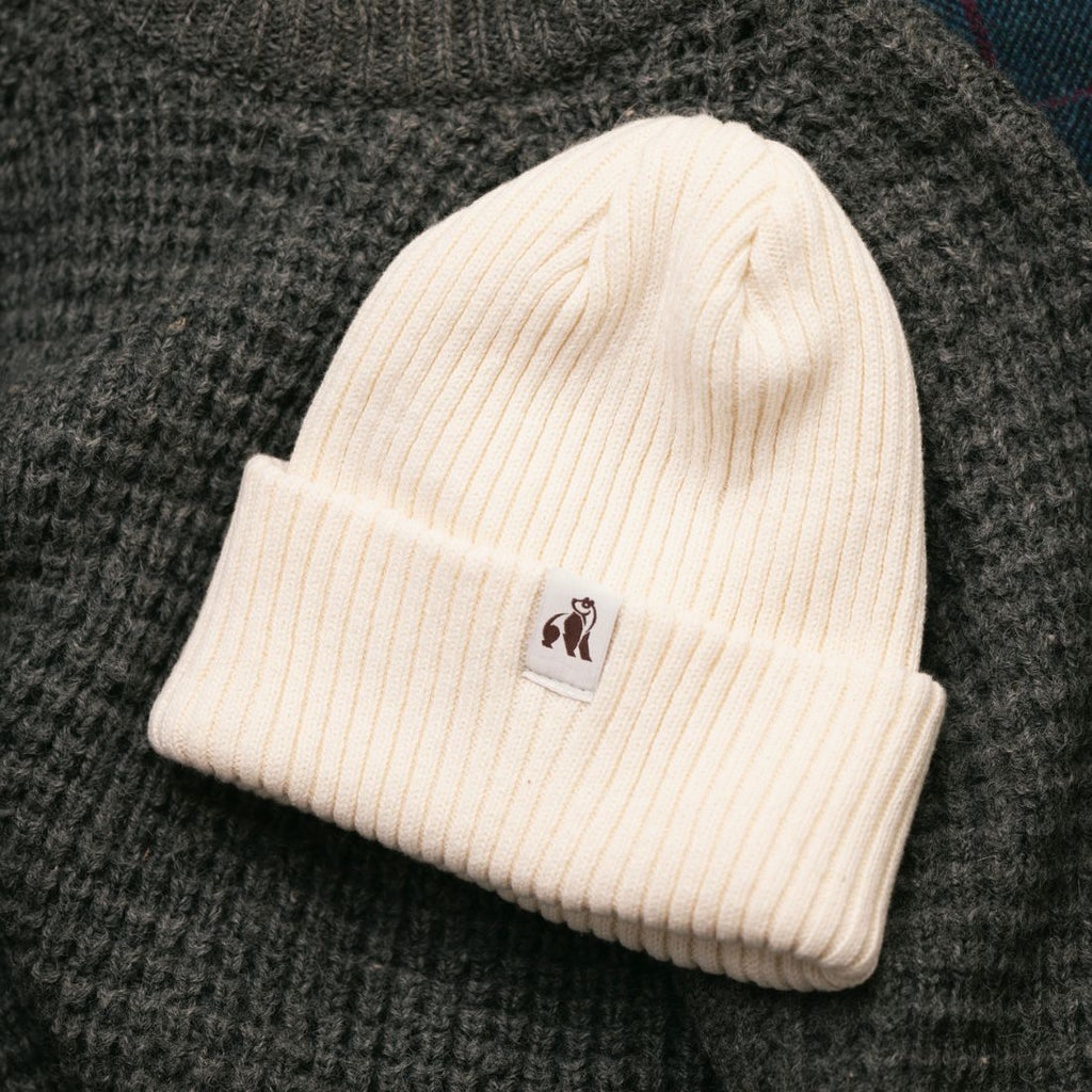 Cream Organic Cotton Beanie