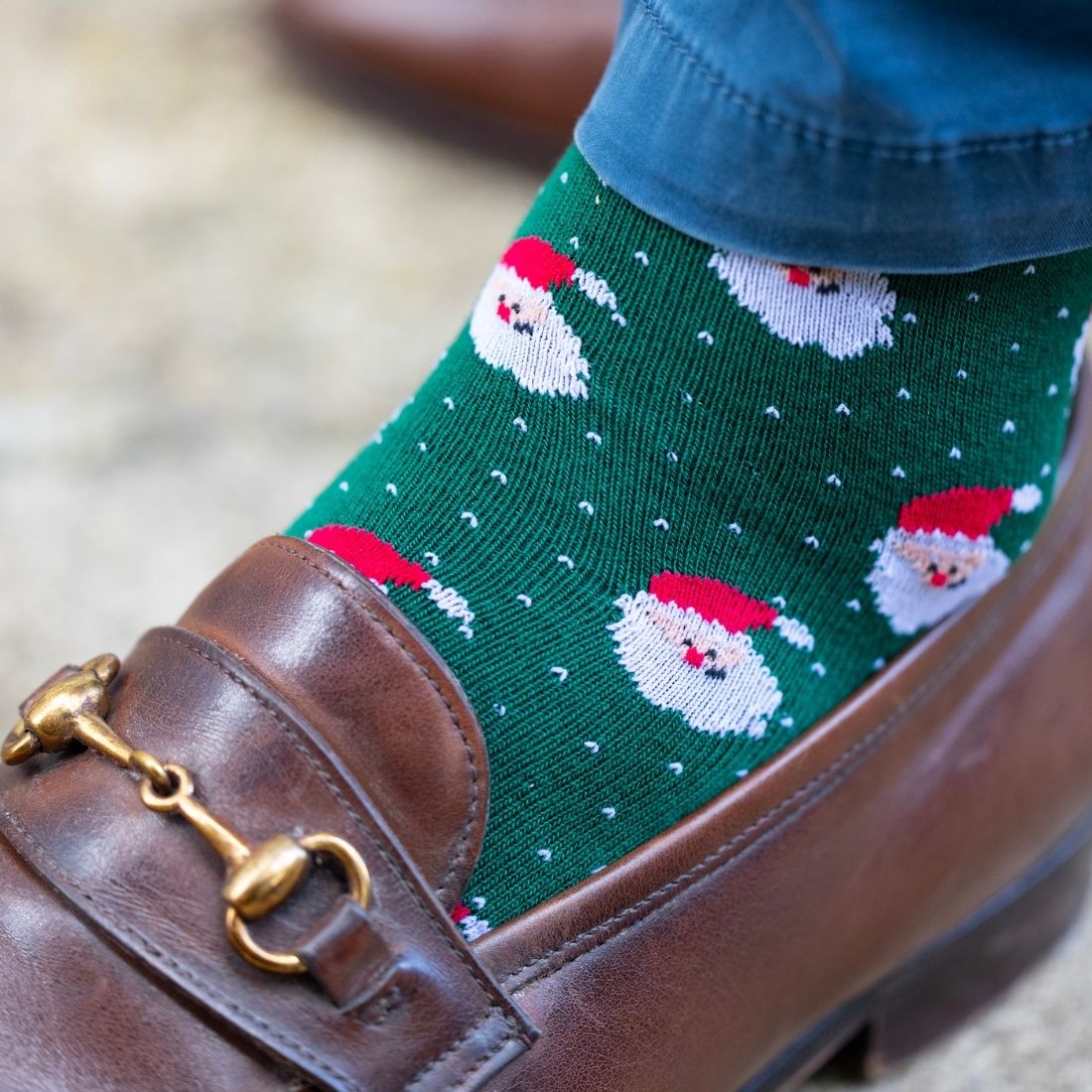 Santa Claus Bamboo-Blend Socks