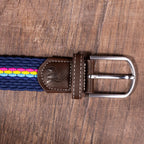 Neon Fine Stripe Recycled Woven Belt