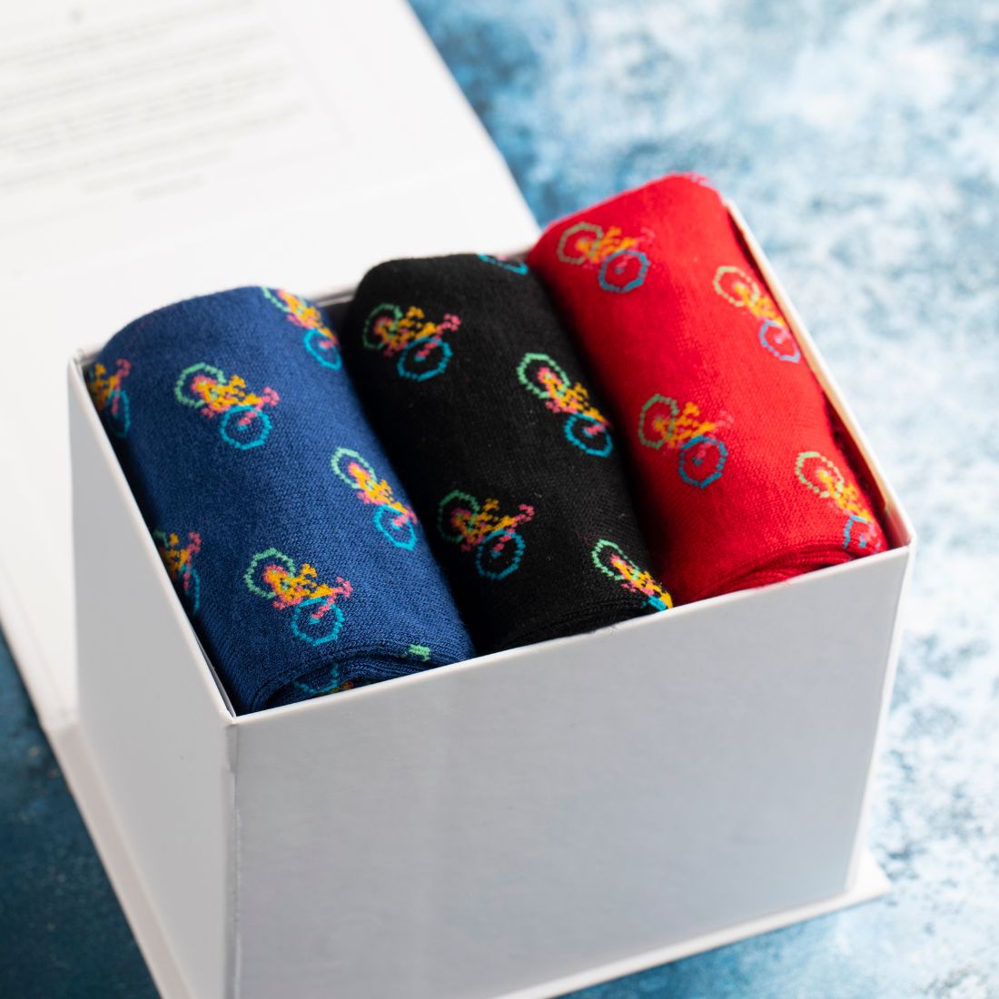 Build Your Own Bamboo-Blend Sock Gift Box, 3 Pairs