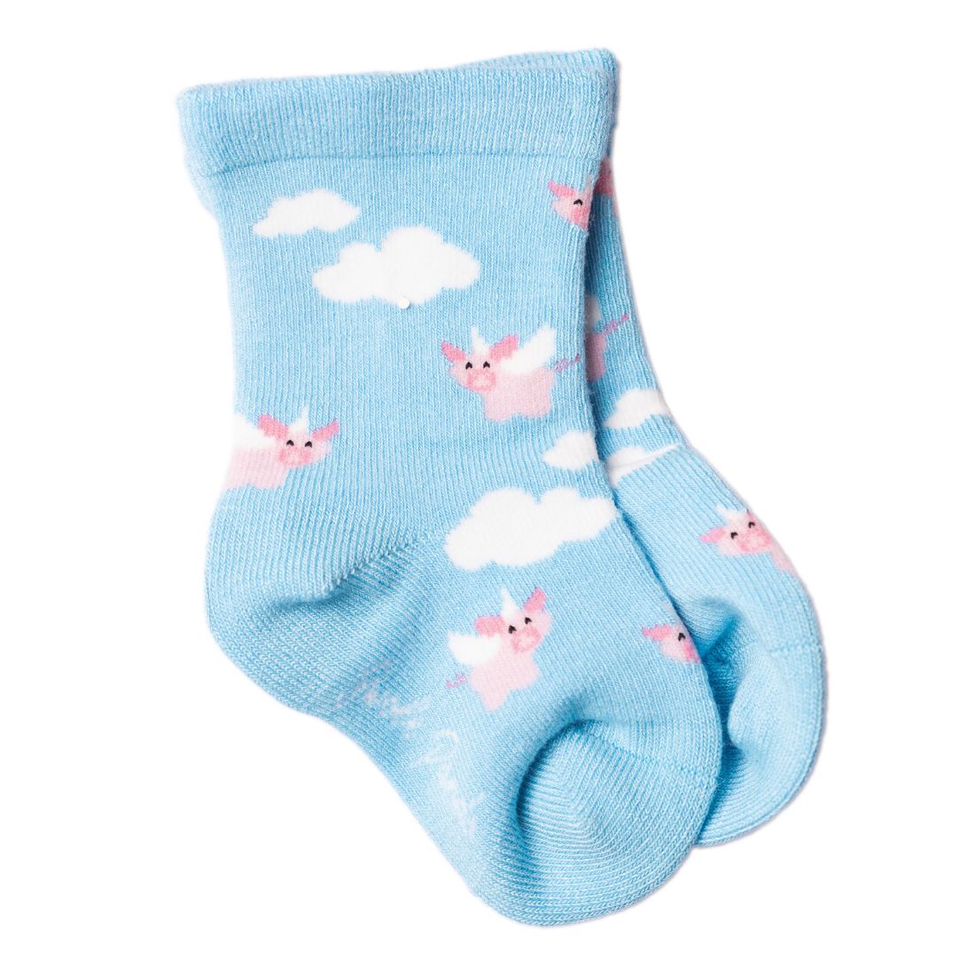 Children's Flying Pig Bamboo-Blend Socks