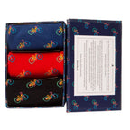 Bicycle Bamboo-Blend Sock Gift Box, 3 Pairs