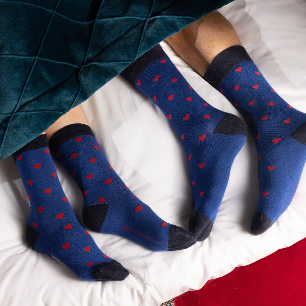 Heart Bamboo-Blend Socks