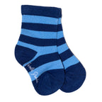 Children's Blue Stripe Bamboo-Blend Socks