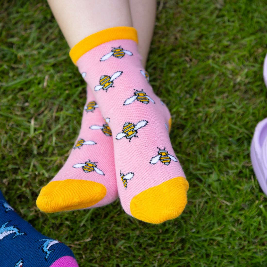 Children's Bumblebee Bamboo-Blend Socks
