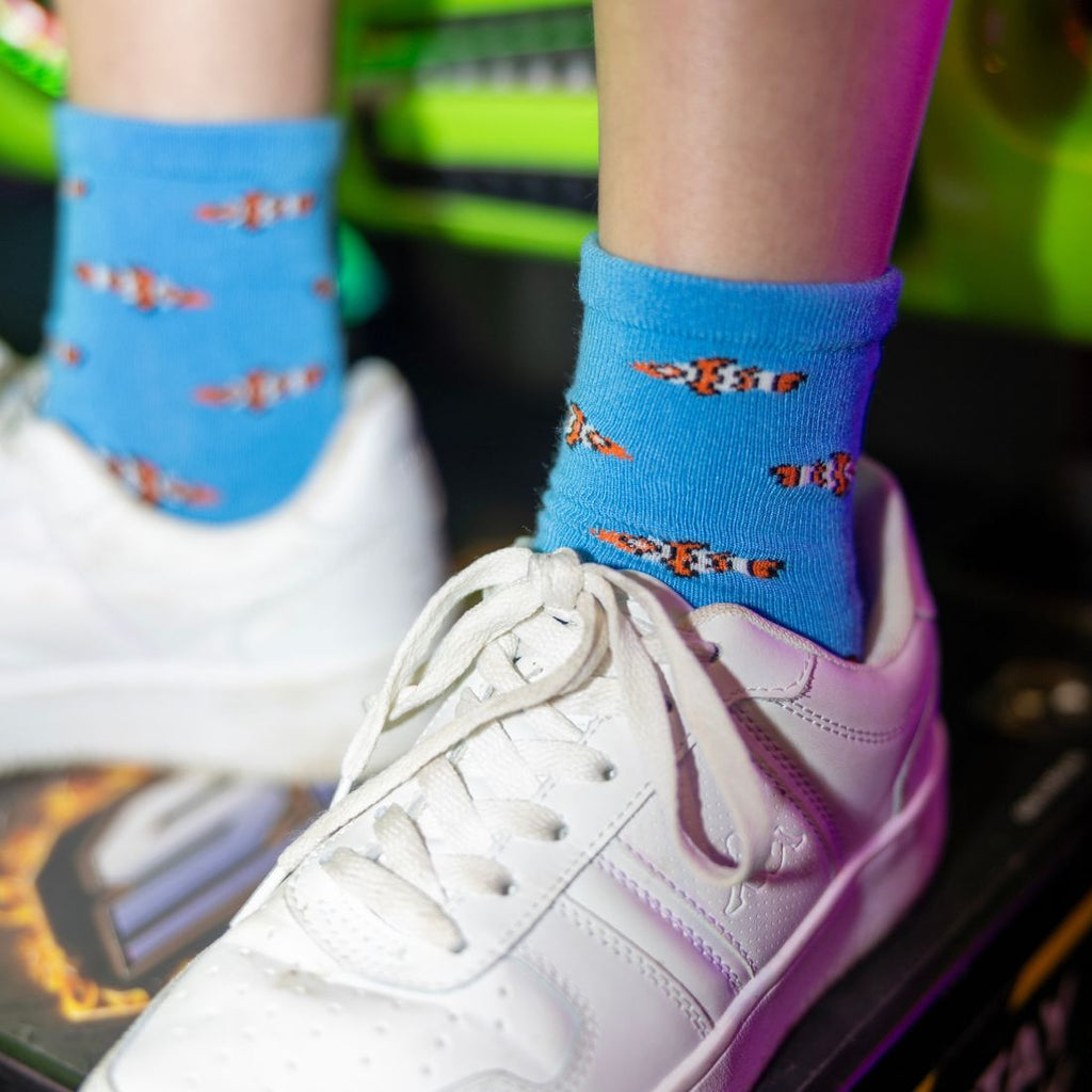 Children's Clown Fish Bamboo-Blend Socks