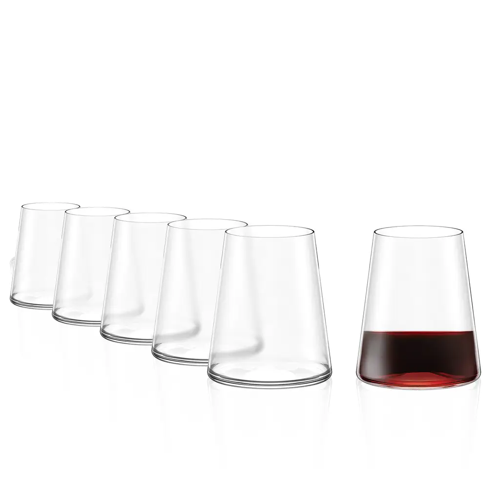 Stolzle Power Stemless Wine Glasses - 515ml - Box of 6