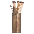 Antique Bronze Matchstick Holder With 60 Matches – alternate view 2